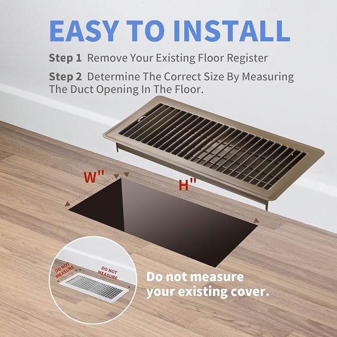 Howeall 6x14 Inch Floor Register 2 Pack - Image 6