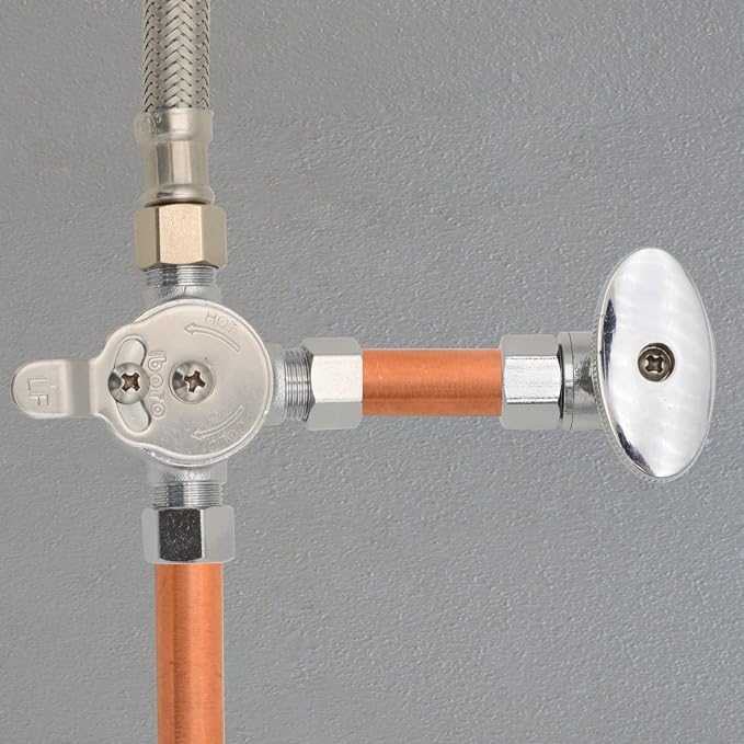 Mechanical Water Mixing Valve, Thermostatic Tempering Valve, Lead-Free Brass - Image 7