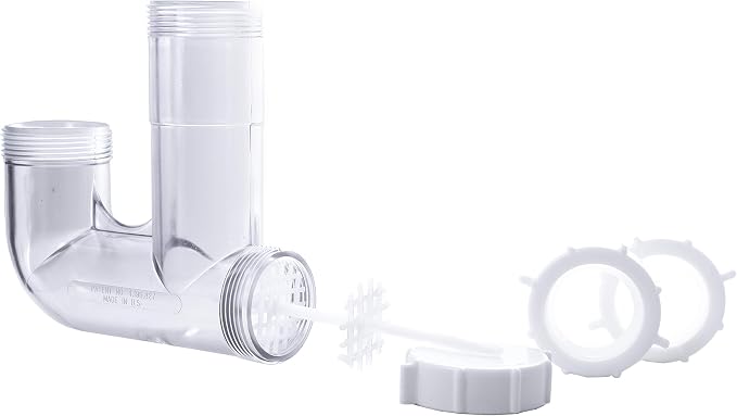 Quick Clean Sink Trap | 1 1/4" & 1 1/2" P-Trap Replacement Upgrade | Jewelry - Image 2