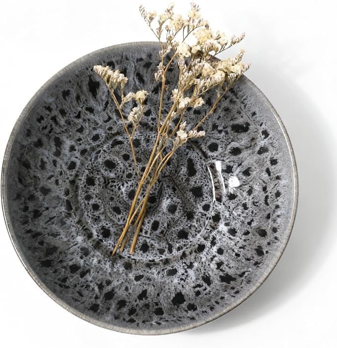 Ceramic Fruit Bowl, 10.2" Decorative Bowl, Large Fruit Bowl - Image 7