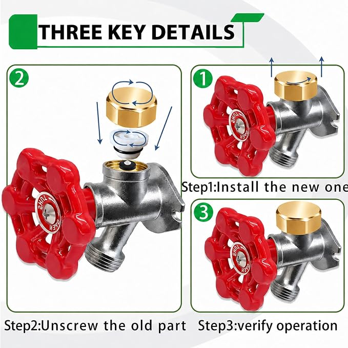 Gold Metal ASSE 1019-A Vacuum Breaker Check Valve Repair Kit, Anti-Siphon - Image 6