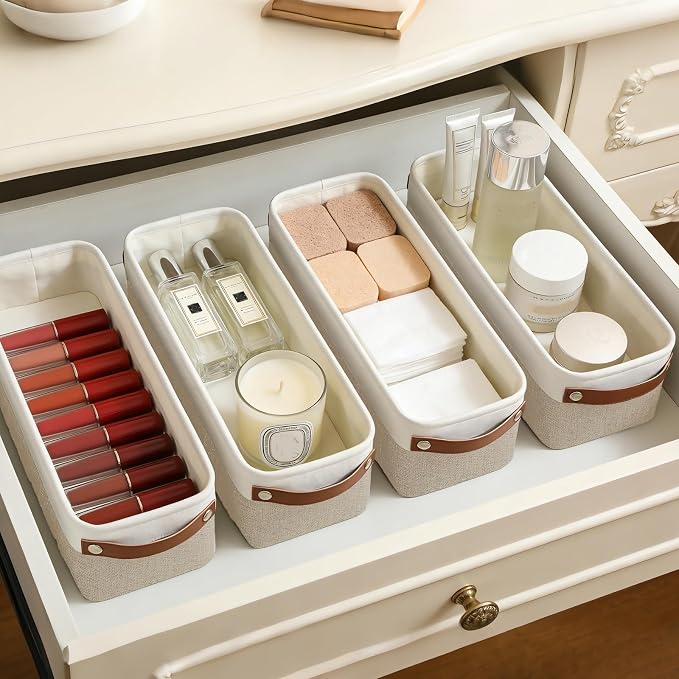 Small Fabric Storage Baskets, Decorative Basket - Image 5
