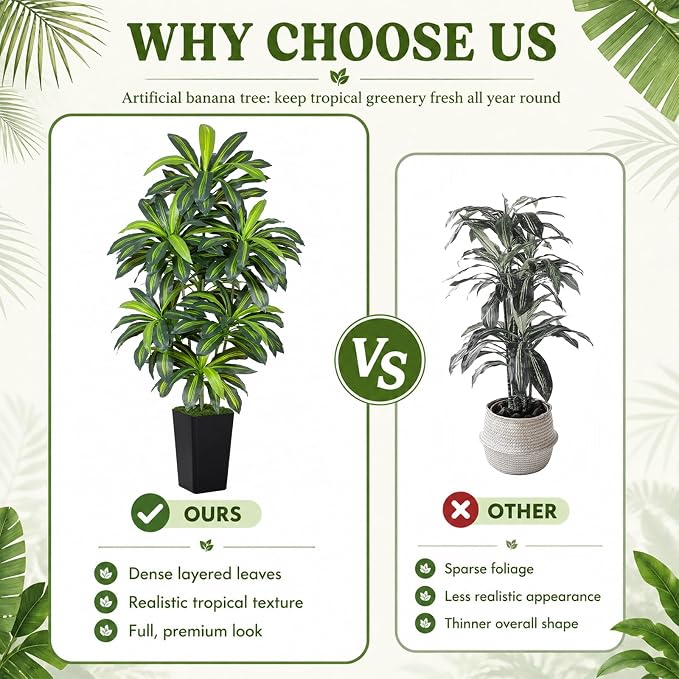 7FT Artificial Dracaena Tree - Image 4