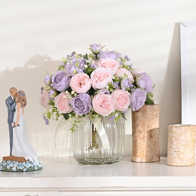 12 Packs Peonies Artificial Flowers - Image 9
