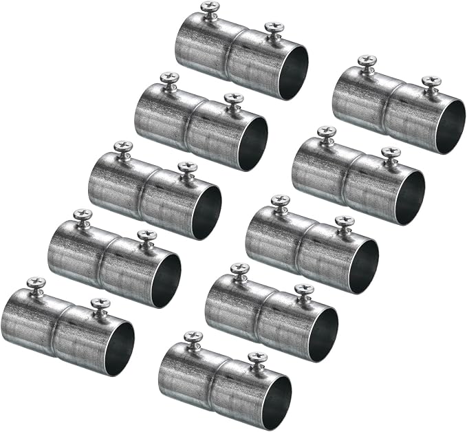 uxcell EMT Coupling, 20mm EMT Set Screw Coupling Conduit Fittings 47mm Length by uxcell