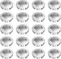 20 Pack 1/2" Knockout Seals, Galvanized Steel Electrical Box Plugs, Zinc-Plated by Wocloer