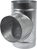 90° Degree Ø6 x 6 x 6 Inch T Shape Duct Splitter by HVACOV