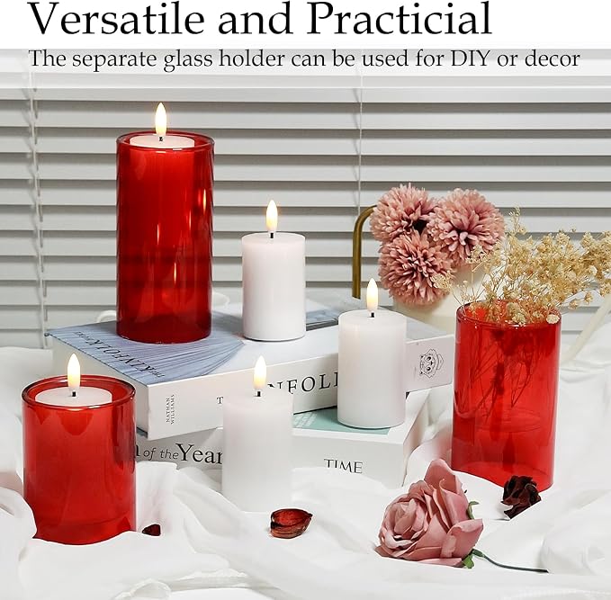 NURADA Flameless Candles with Remote Timer - Image 5