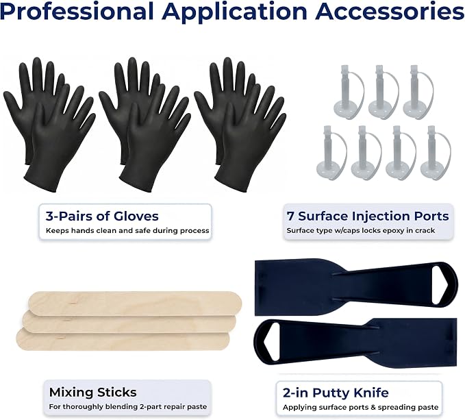 Polygem LCR Epoxy Concrete Crack Repair Kit - Image 7