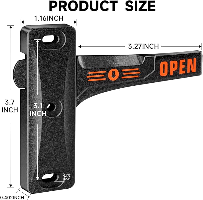 Zinc Alloy RV Screen Door Latch, Camper Screen Door Latch Replacement Kit - Image 4
