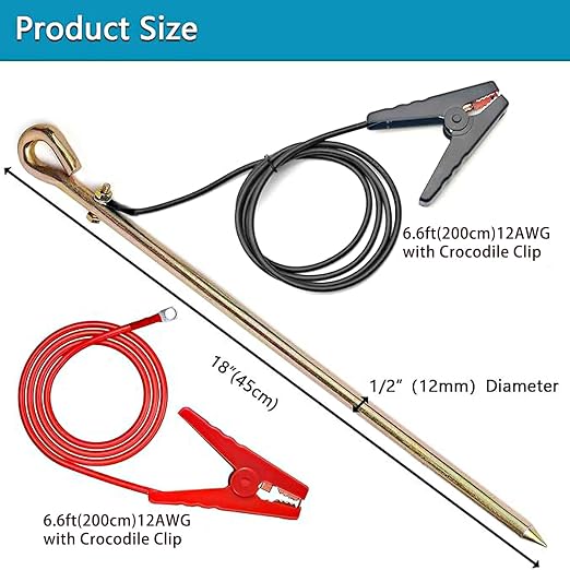 Portable Ground Rod 1/2" x 18" - Image 2