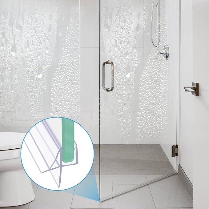 36" Frameless Shower Door Bottom Seal - Image 4