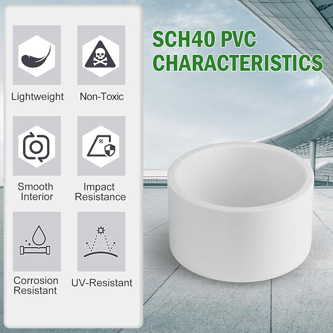 SCH40 PVC Cap 1-1/2 Inch - Image 5