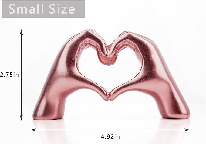 Lynagert Small Heart Hands Sculpture Decor - Image 2