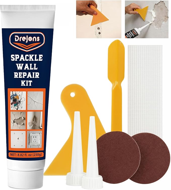 Drywall Repair Kit, Wall Spackle Paste by Drejonsprofessionalrepair