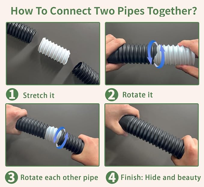 Extra 8 Ft Pipe with Connector, 2 Inch Diameter, Use - Image 4