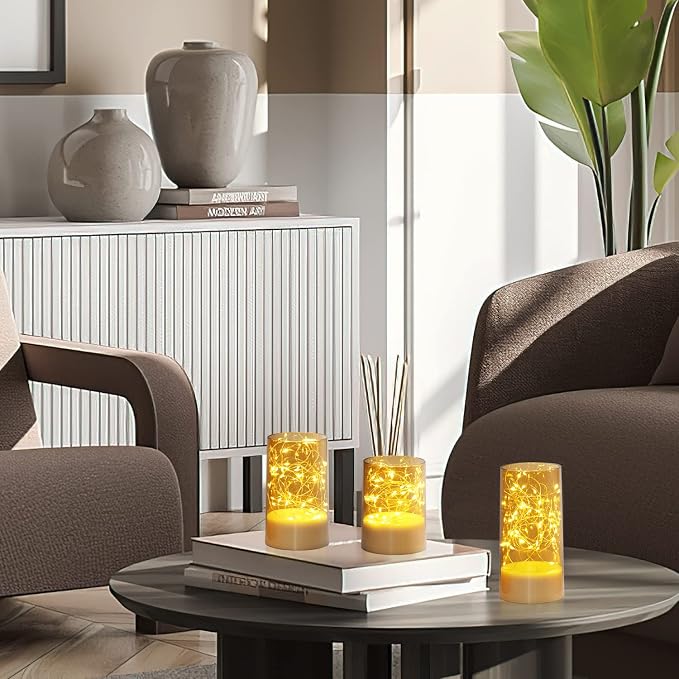 Homemory Flickering Flameless Candles - Image 8
