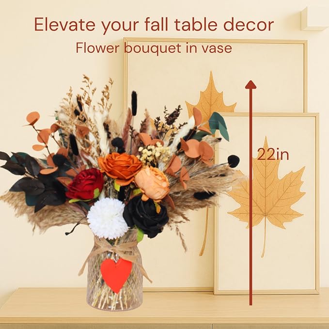 Fall Dried & Artificial Floral Centerpieces - Image 5