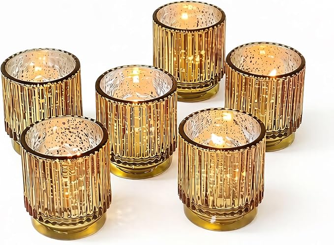 Kate Aspen Gold Votive Candle Holders by KateAspen