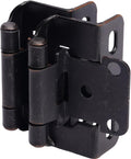 2 Pack Oil Rubbed Bronze Cabinet Hinges by DecoBasicsHardware