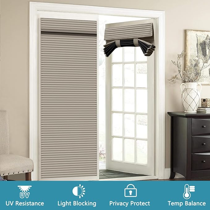 Muamar 80 inch Window Blinds, Tricia Shades Thermal Insulated Light Block - Image 7