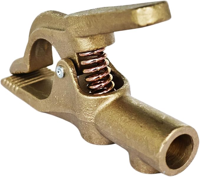 300-Amp Welding Ground Clamp, Heavy-Duty Brass Earth Clamp - Image 4