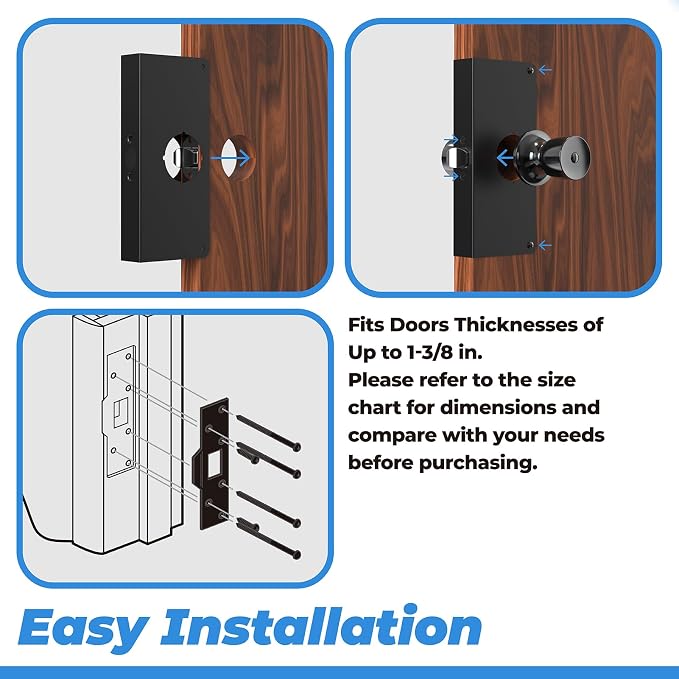 2 Pack U 9476 Extra Long Door Strike Plate+U 9585 Door Lock Reinforcement Plate - Image 4