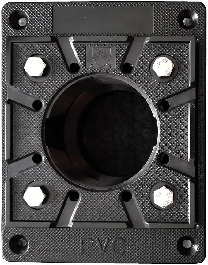 2 Inch Shower Drain Base for Linear Square Shower Drains Plastic PVC Floor by SereneDrains