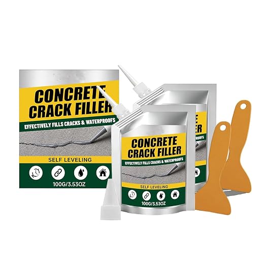 Waterproof Concrete Crack Filler & Sealant, Self Leveling Sealant | 100g by Unknown