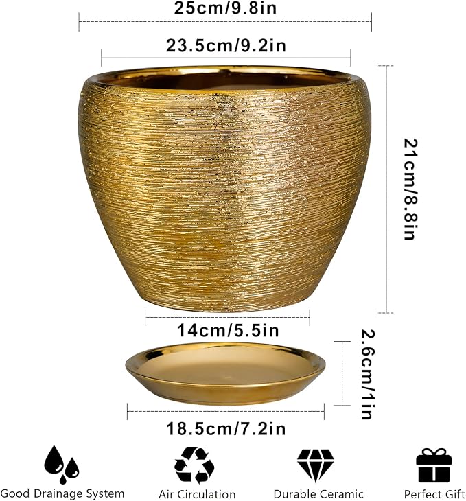 Ceramicfor Ceramic Planter 10 Inch - Image 3