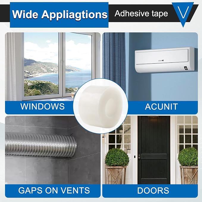 Window Insulation Tape for Winter Heavy Duty Weather Stripping Sealing Film - Image 6