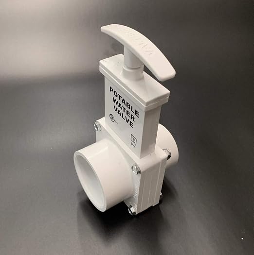 Valterra T1001APW Fresh Water Gate Valve, Drain Valve 1-1/2" Valve Spigot x Slip - Image 2