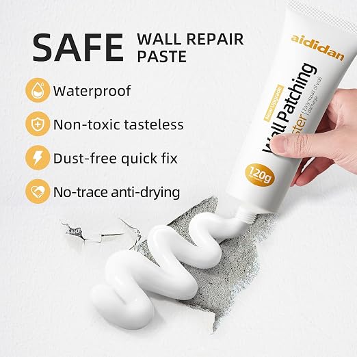 Drywall Repair Kit 3 Pack Wall Patch Repair Kit Spackle Wall Repair Paste | - Image 3
