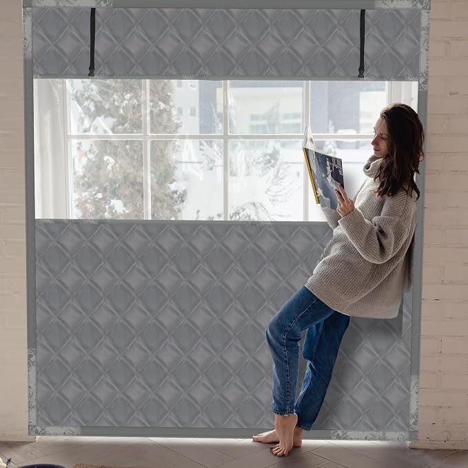 Beeveer Visible Thermal Window Attic Insulation Kit, Oxford Cotton | - Image 3