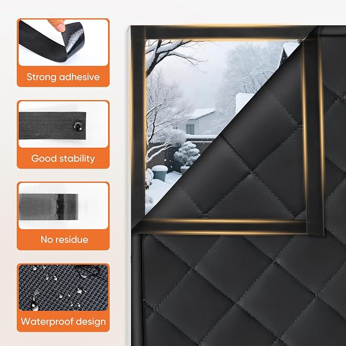LSGCQ Window Insulation for Winter, Insulated Window Cover, Weatherproofing - Image 3