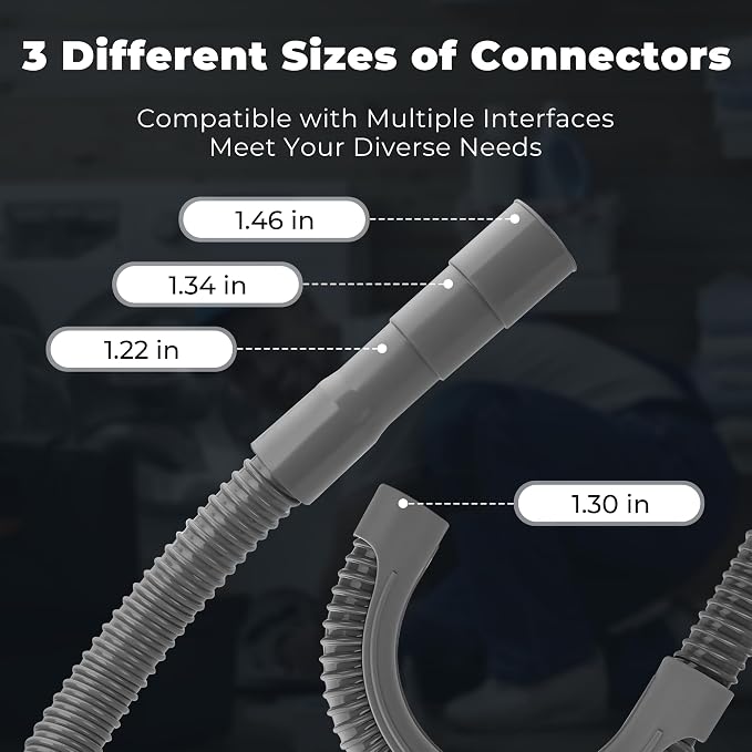 10Ft Universal Washing Machine Drain Hose Flexible Extension Hose | Flexible - Image 3