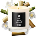 Lulu Candles | White Bamboo | Luxury Scented Soy Jar Candle | Hand Poured in by LULUCANDLES