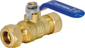 Eastman 1/2 Inch Compression Heavy Duty Full Port Ball Valve, Brass Plumbing by Eastman