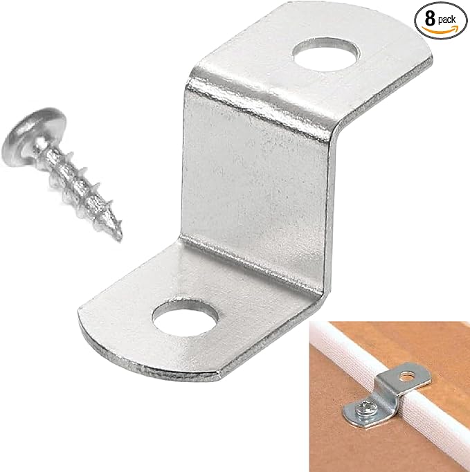 Canvas Clips 8-Pk: or Choose Your Length; Mirror Picture Frame or Artwork by Unknown