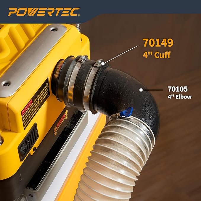 POWERTEC 70149-P3V 4 Inch Dust Control Flex Cuff - Image 8