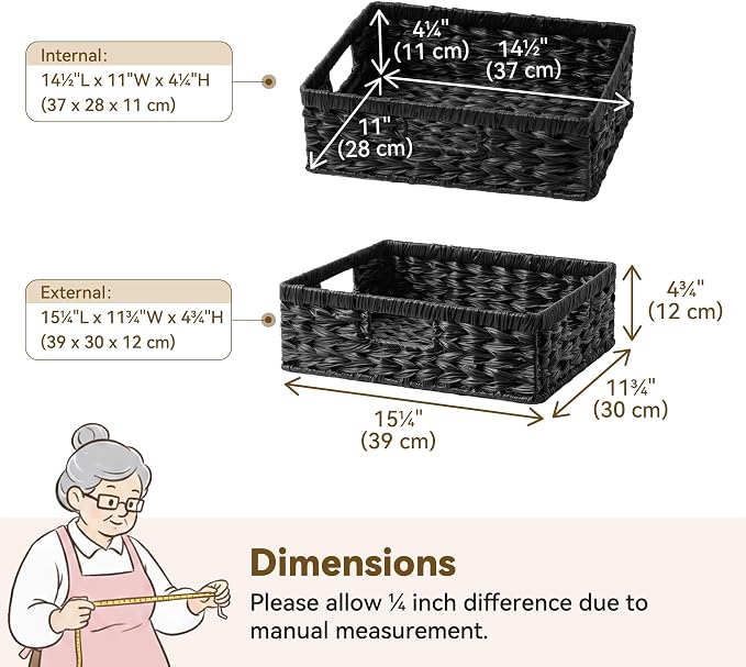 GRANNY SAYS Wicker Storage Baskets - Image 7