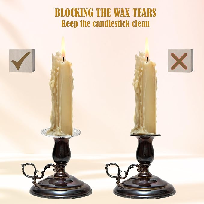 The Dreidel Company Extra Heavy Disposable Candle Holders, 1200 Pack - Image 5