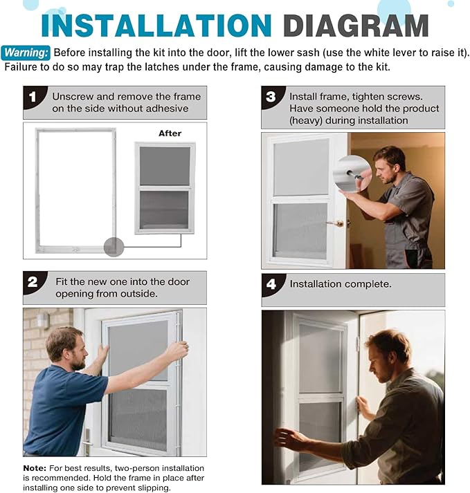 DoubleFill 24" x 38" Door Glass Insert Replacement Kit - Image 4