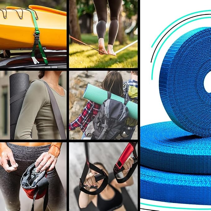 Webbing Strap, 3/4" to 2", 10-50 Yds, EDC gear, backpack repair and pet dog - Image 6