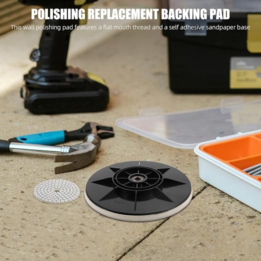 Vaguelly Wall Polishing Disc 9-inch Self-Adhesive Sanding Pad Backing Plate - Image 6
