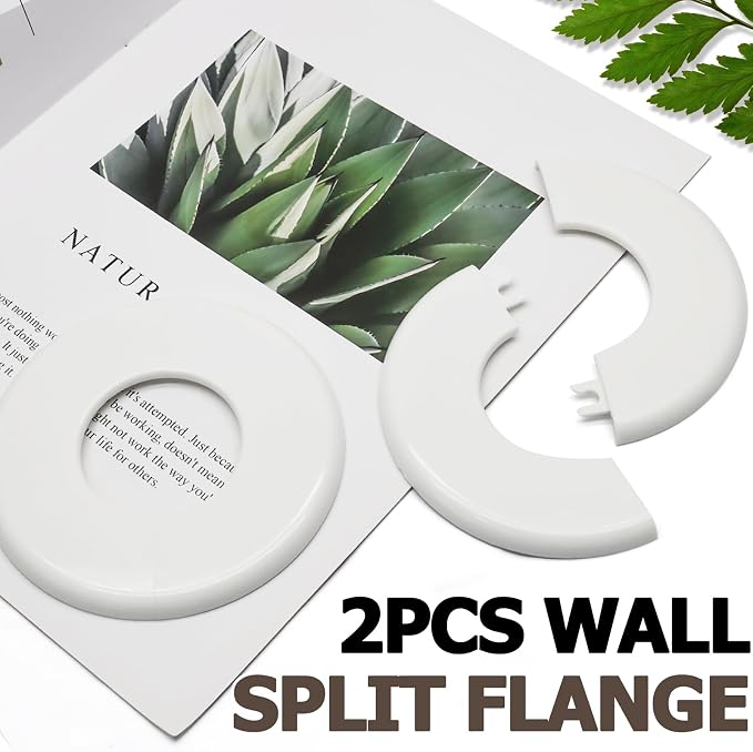 2 Pcs Wall Split Flange, Plumbing Cover Plates - Image 6