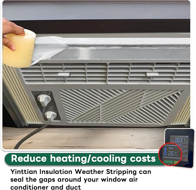Window Sealing Tape, Window AC Sealing Around Vents, Insulation, 3 Inch Wide | - Image 4