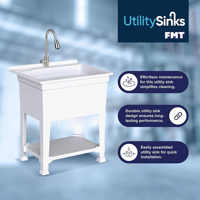 UTILITYSINKS Freestanding Utility Sink - Image 3
