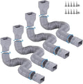 plusgutter Rain Gutter Downspout Extensions Flexible, Drain Downspout Extender by plusgutter