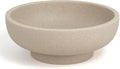 Decorative Resin Bowl, Large Fruit Bowl, Artificial Stone Beige | Perfect by YMXYJM